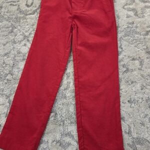 Edgehill Collection Vibrant Red Kids Formal Pants